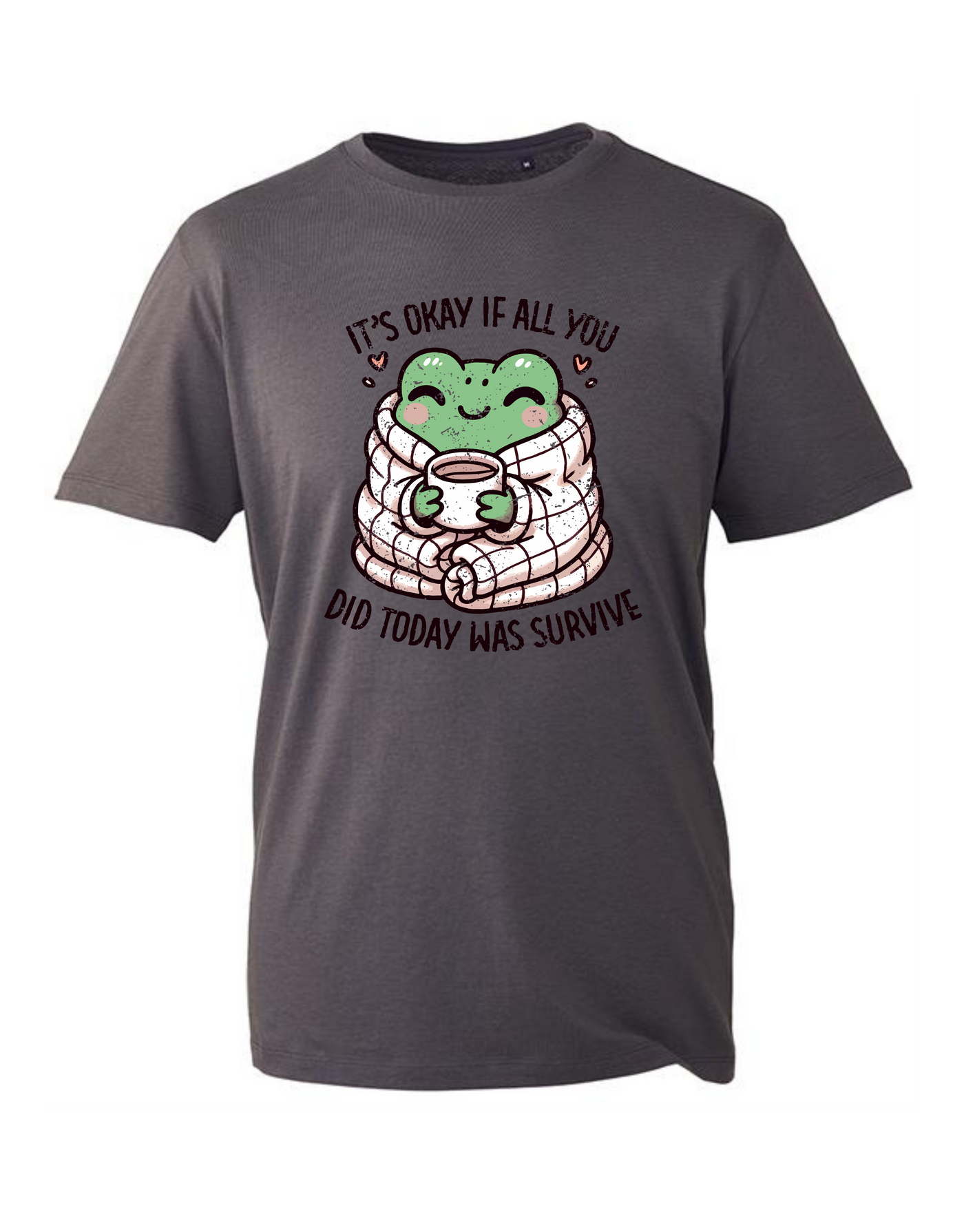 "It's Okay" Frog Unisex Organic T-Shirt
