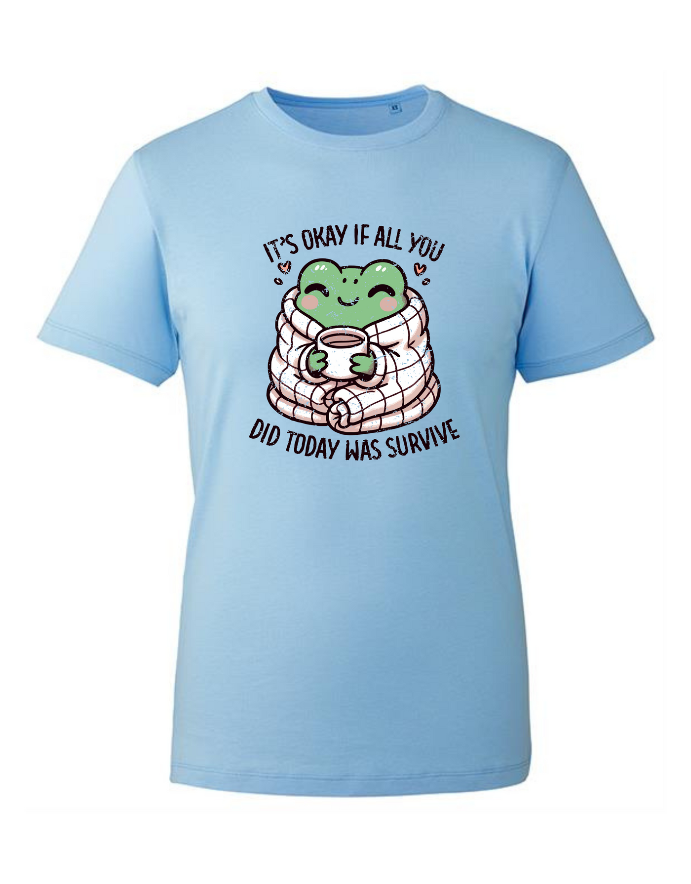 "It's Okay" Frog Unisex Organic T-Shirt