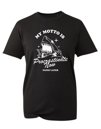 "Procrastinate Now" Unisex Organic T-Shirt