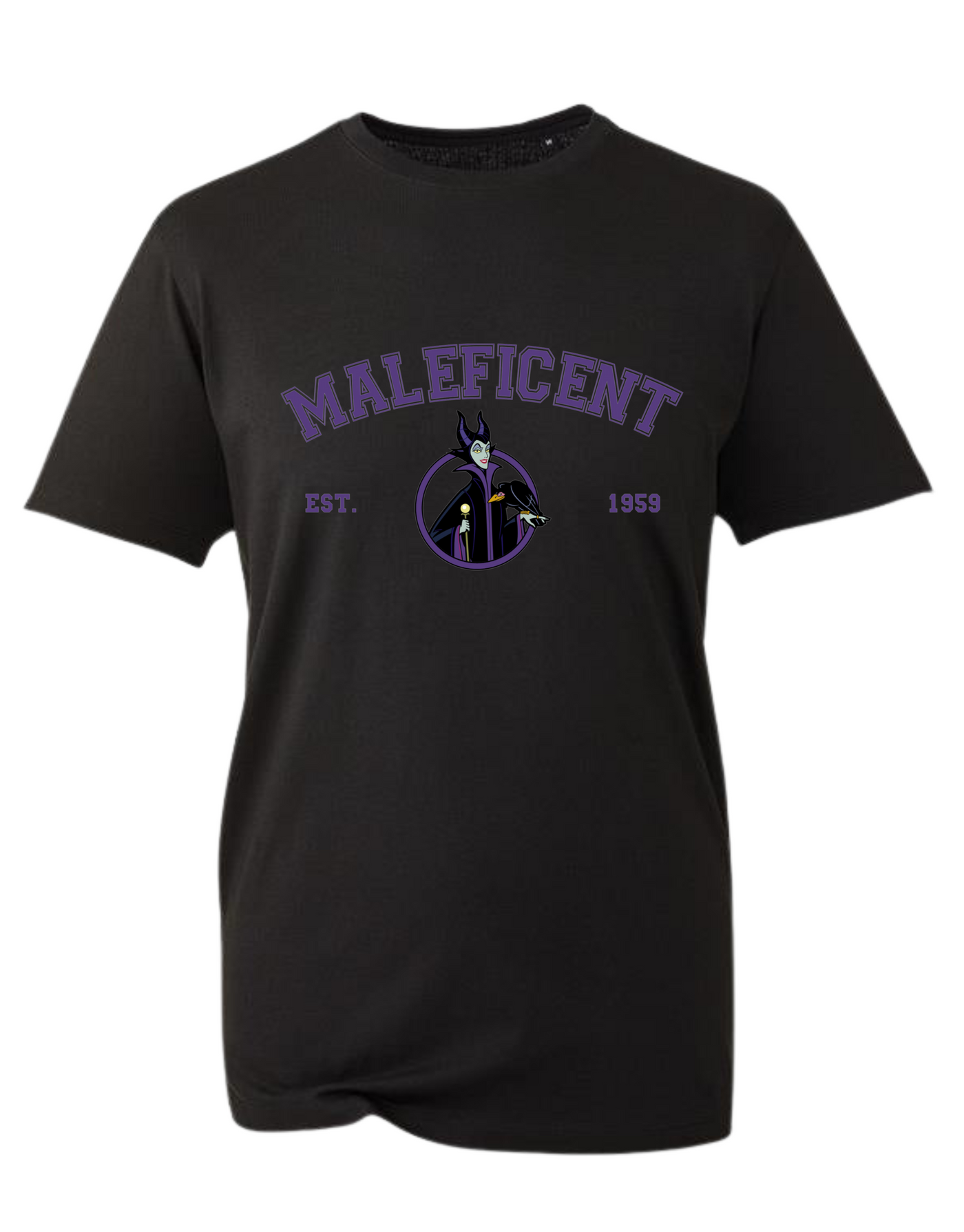 "Maleficent"  Front & Back Print Unisex Organic T-Shirt