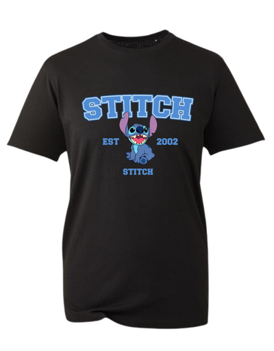 "Stitch" Front & Back Print Unisex Organic T-Shirt