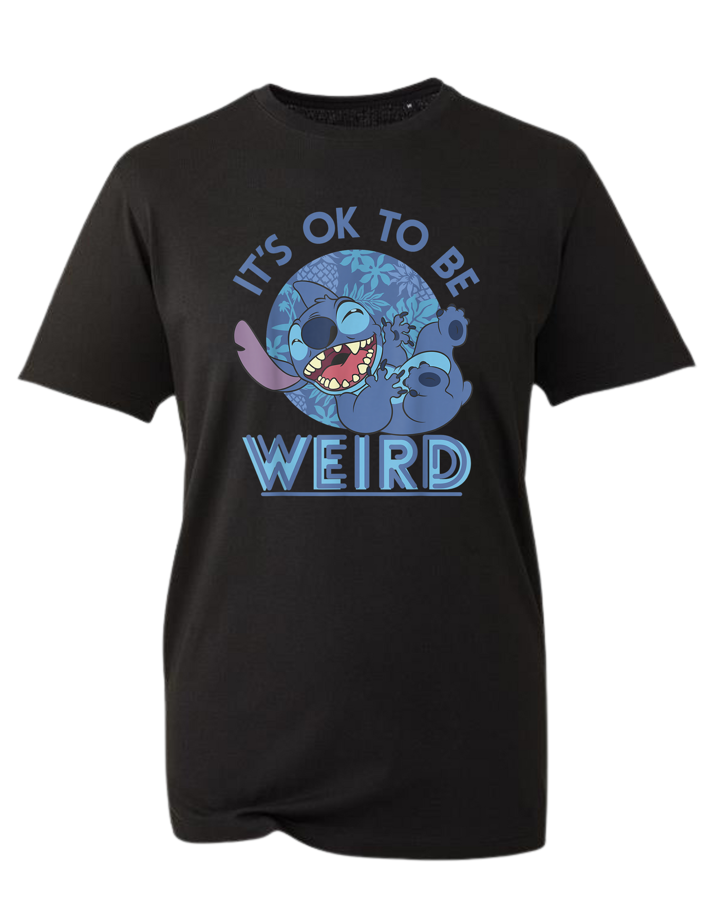 Black "It's Ok To Be Weird" Unisex Organic T-Shirt