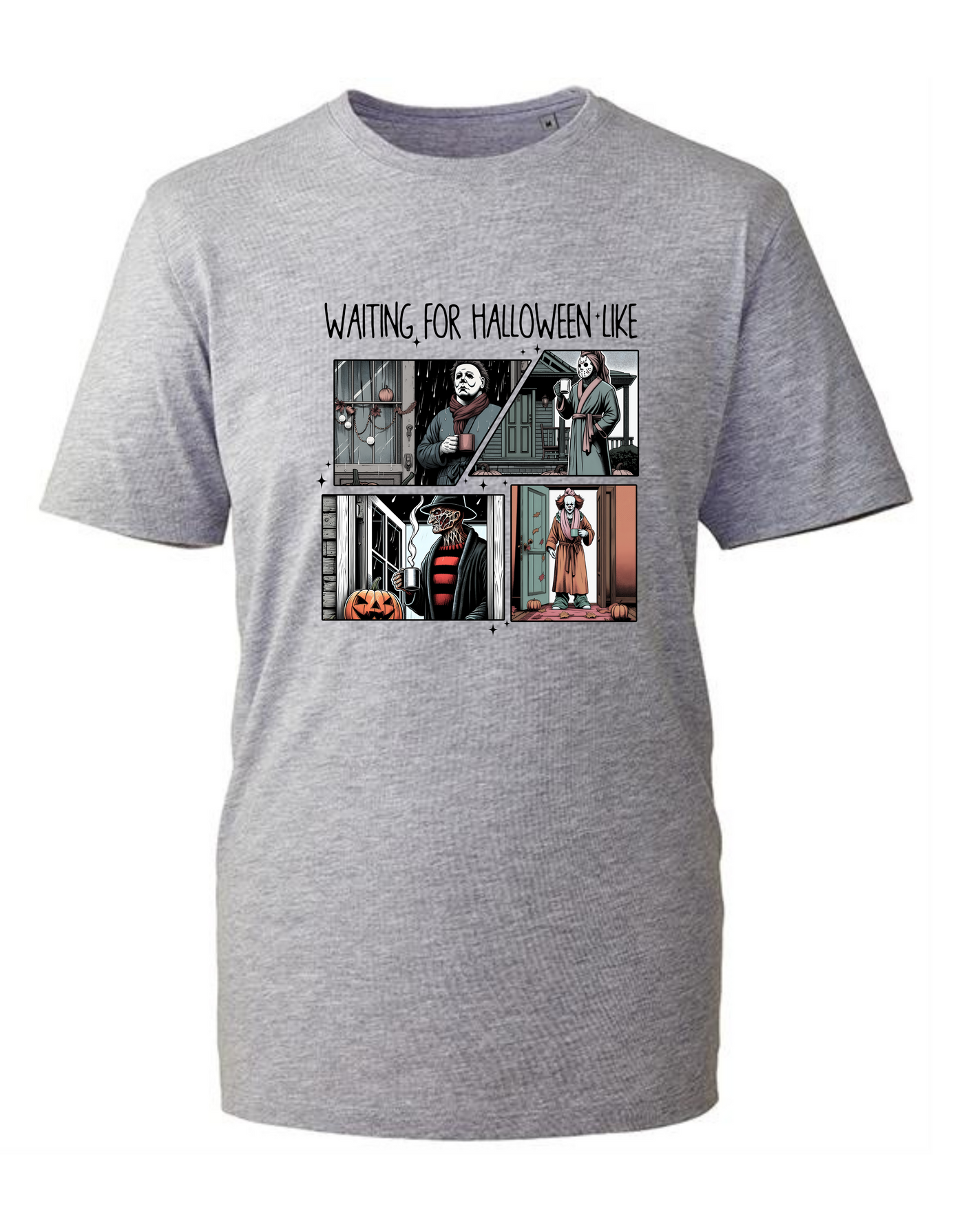 "Waiting For Halloween" Unisex Organic T-Shirt