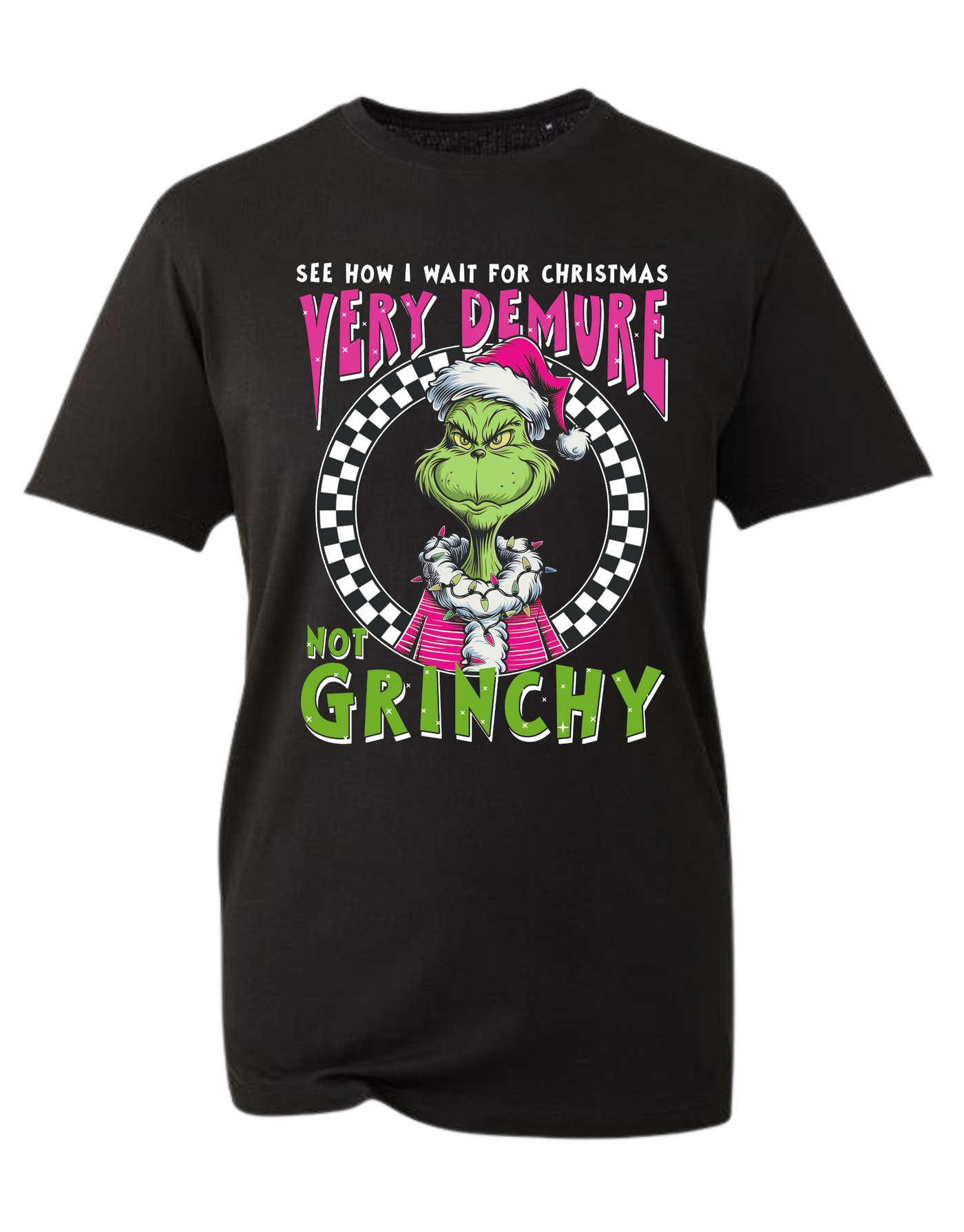 "Not Grinchy" Unisex Organic T-Shirt