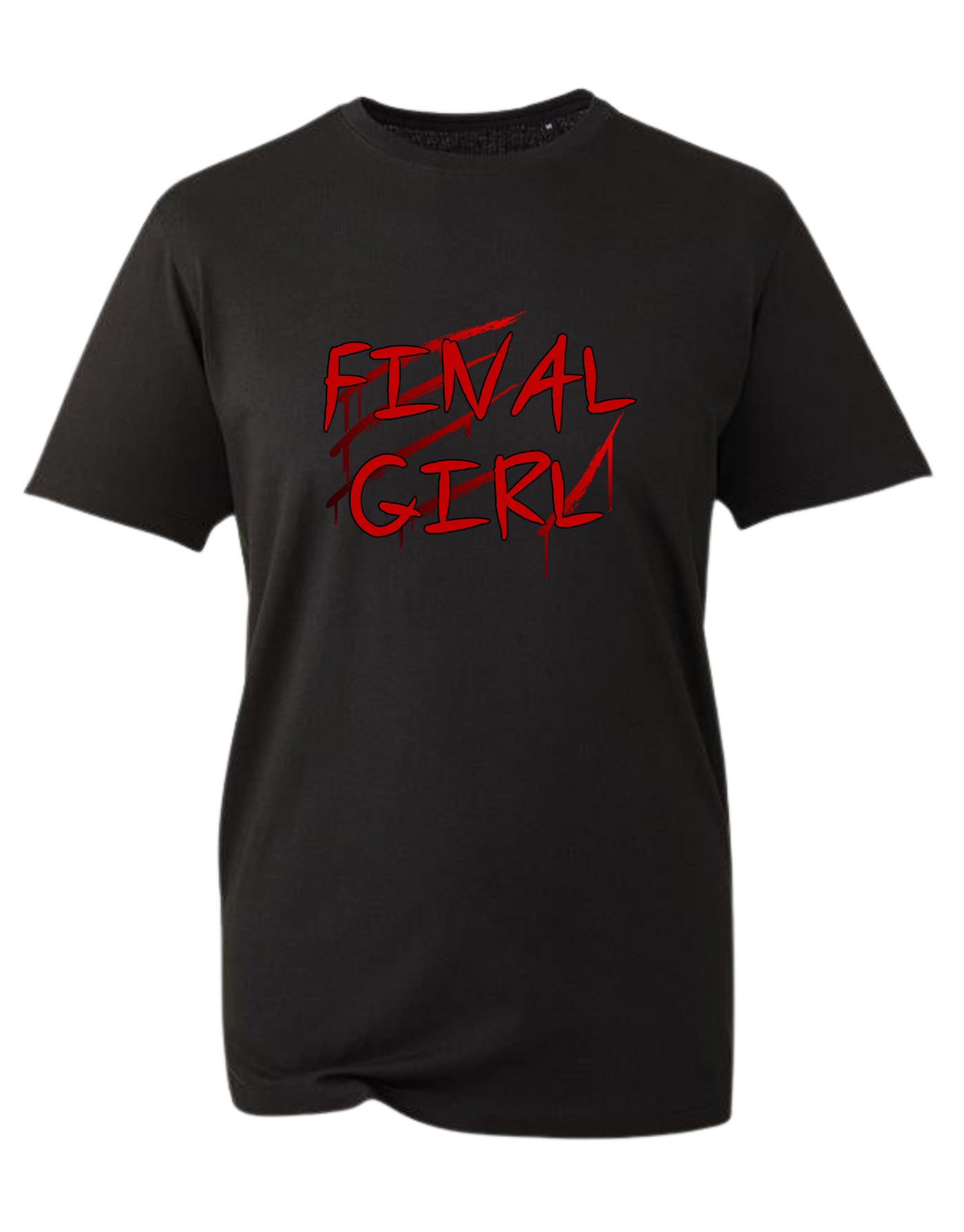 Black "Final Girl" Unisex Organic T-Shirt