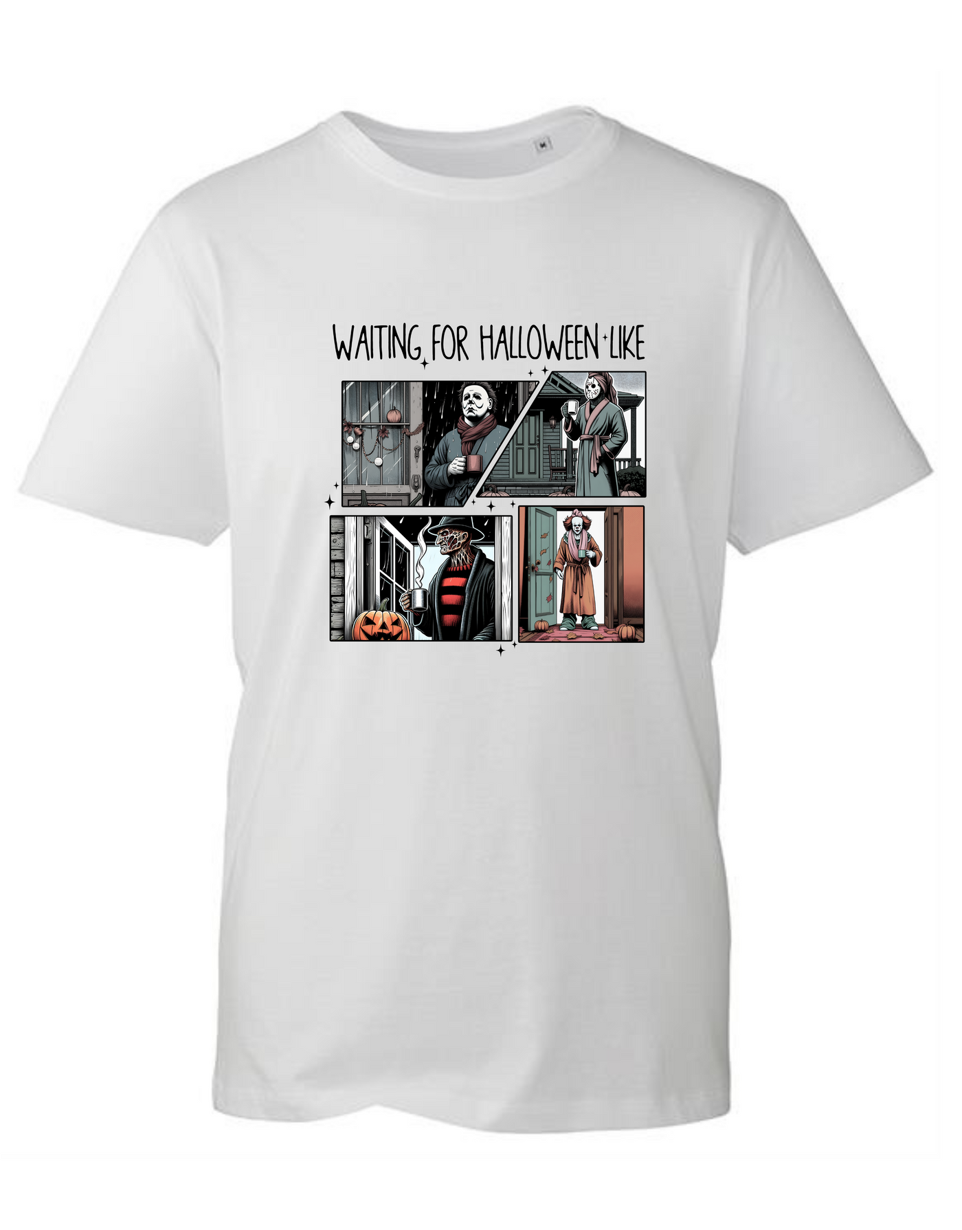 "Waiting For Halloween" Unisex Organic T-Shirt