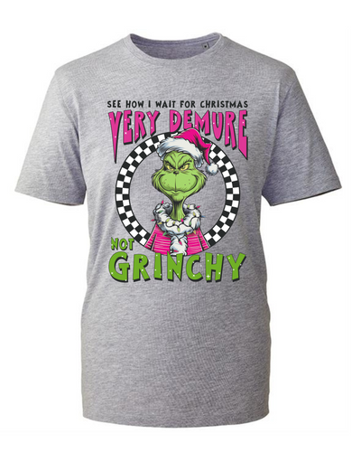 "Not Grinchy" Unisex Organic T-Shirt