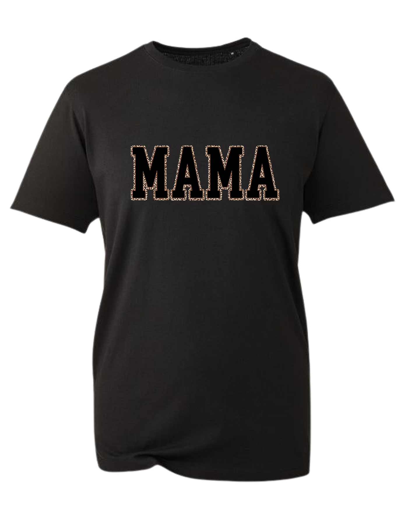 "Mama" Varsity Print Unisex Organic T-Shirt