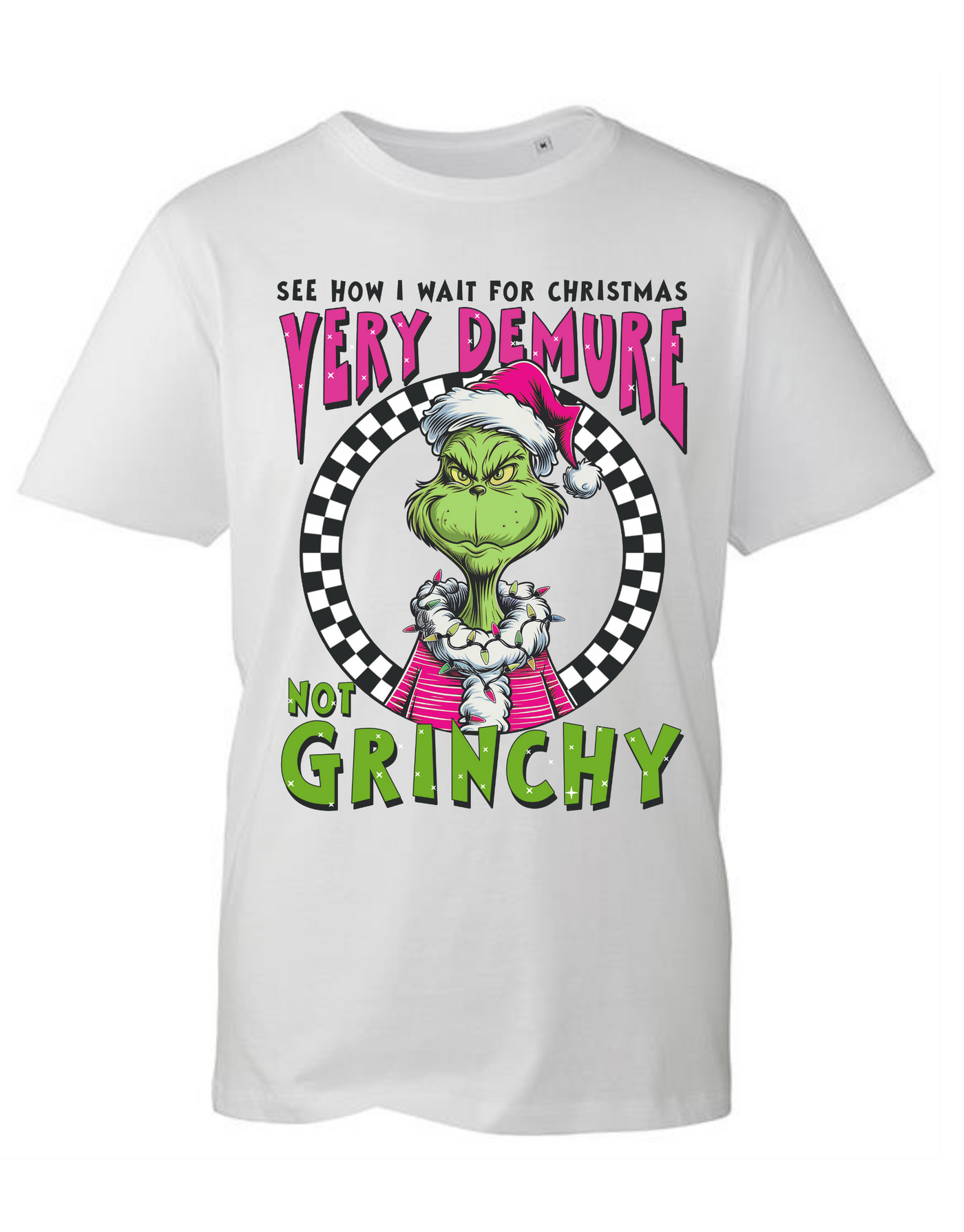 "Not Grinchy" Unisex Organic T-Shirt