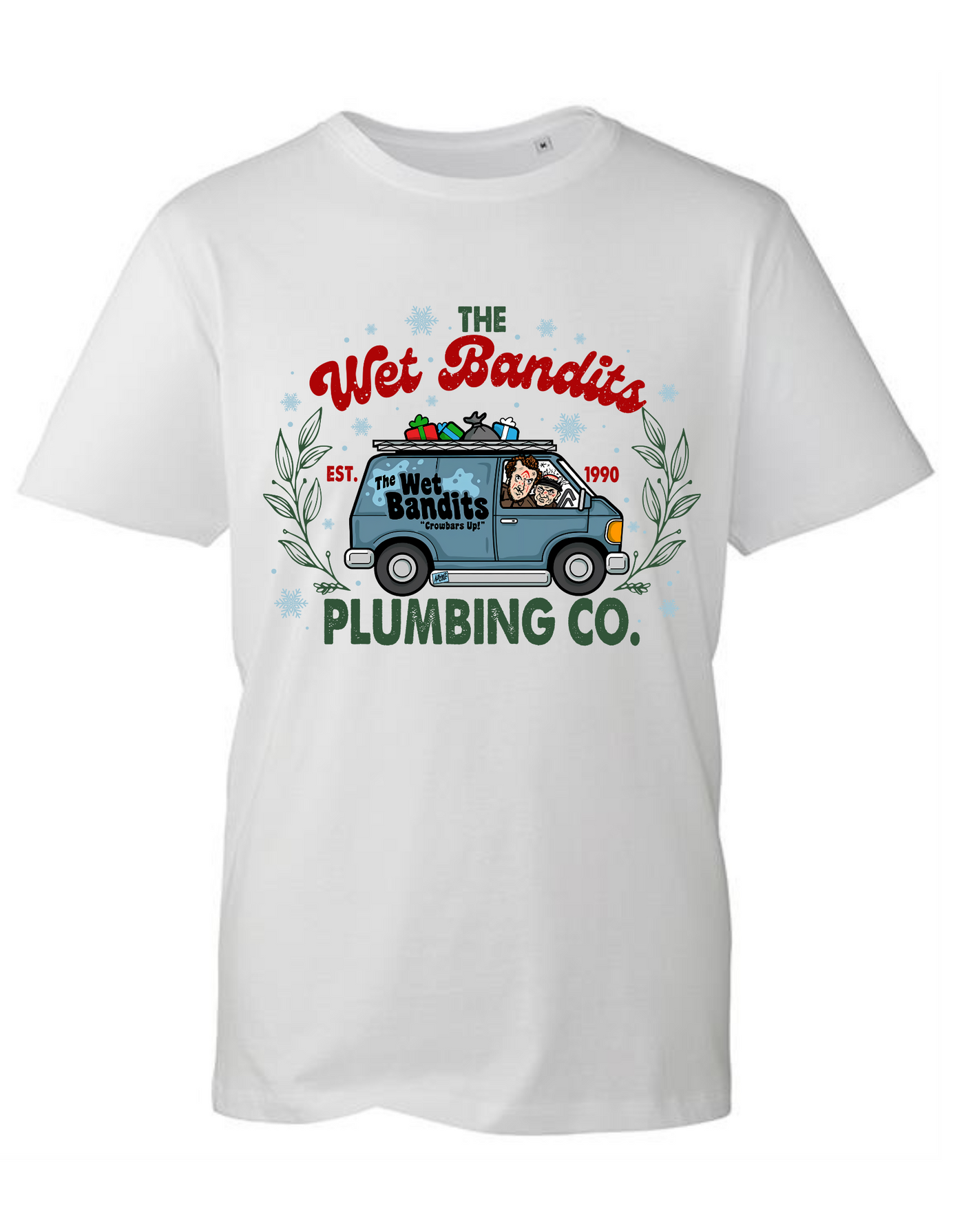 "Wet Bandits Plumbing" Unisex Organic T-Shirt