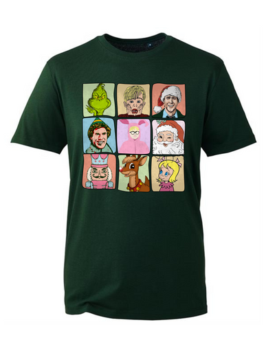 "Christmas Faves" Unisex Organic T-Shirt