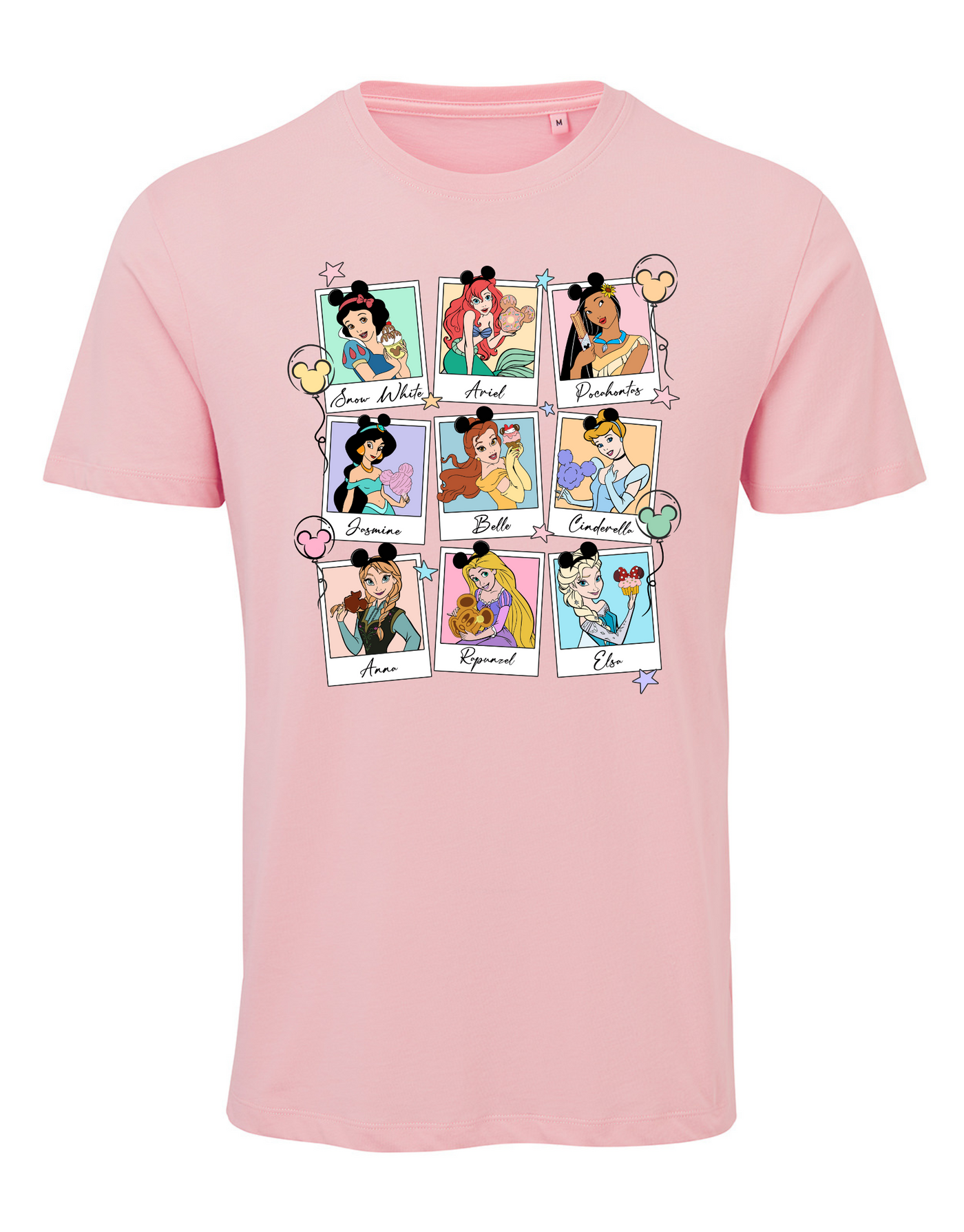Light Pink Park Princesses Unisex Organic T-Shirt