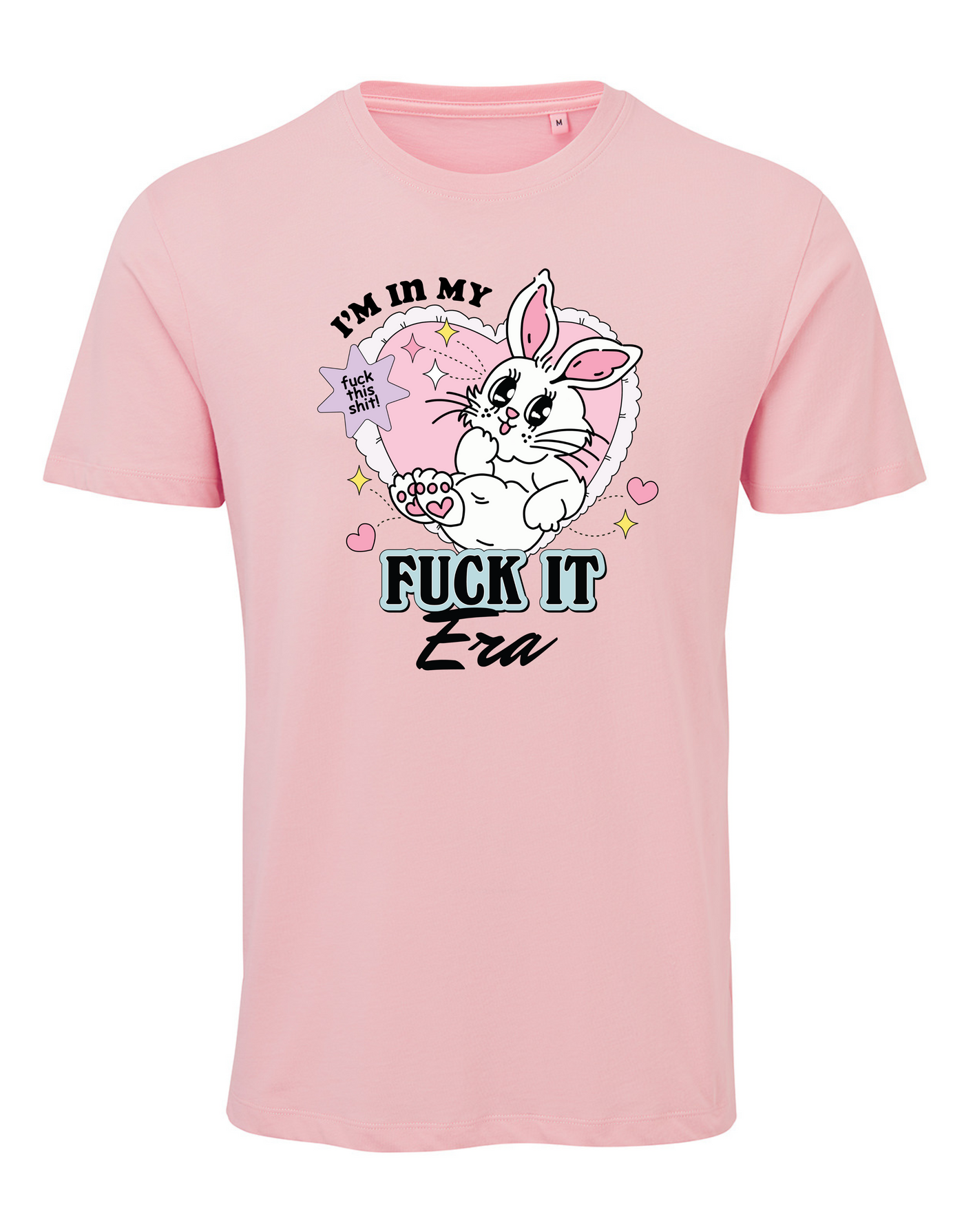 Light Pink "Fuck It Era" Unisex Organic T-Shirt