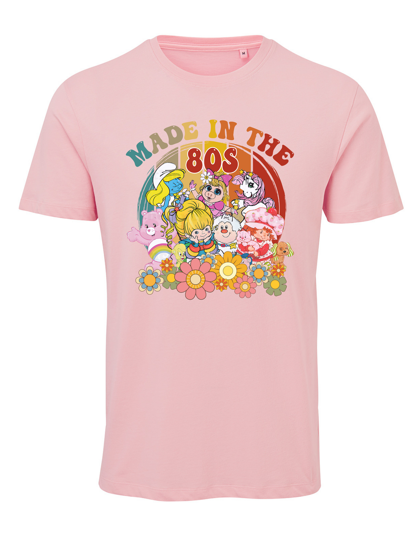 Light Pink "Made In The 80's" Unisex Organic T-Shirt