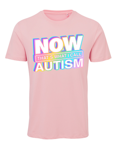 Light Pink "Now That's Autism" Unisex Organic T-Shirt