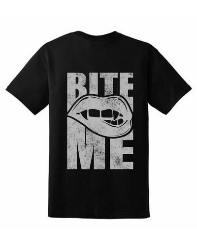 "Bite Me" Front & Back Unisex Organic T-Shirt