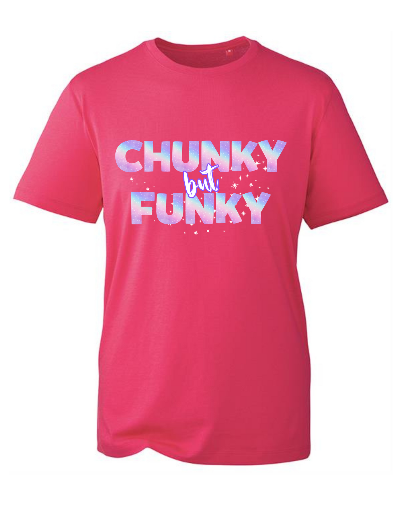 "Chunky But Funky" Unisex Organic T-Shirt