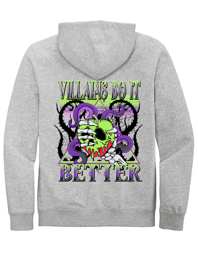 "Villains Do It Better" F&B Sleeve Print Standard Unisex Hoodie