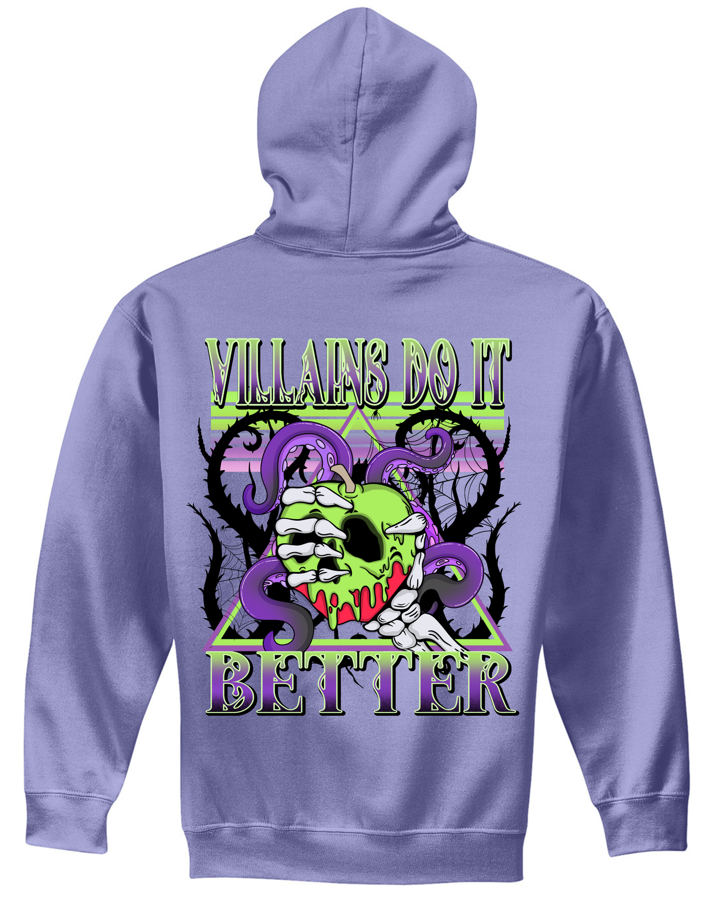 "Villains Do It Better" F&B Sleeve Print Standard Unisex Hoodie