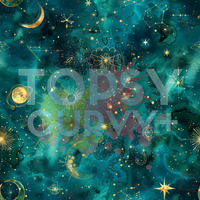 Tranquil Night V Neck Tiered Hem Top