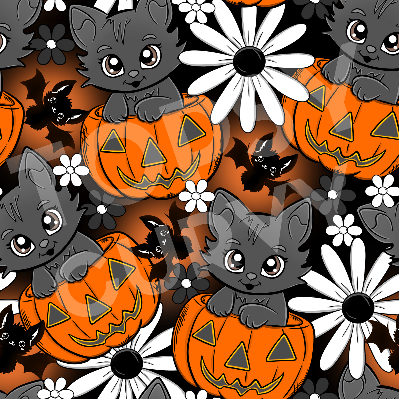 Limited Edition Purrfect Pumpkin 2-Way Pocket Skater Dress