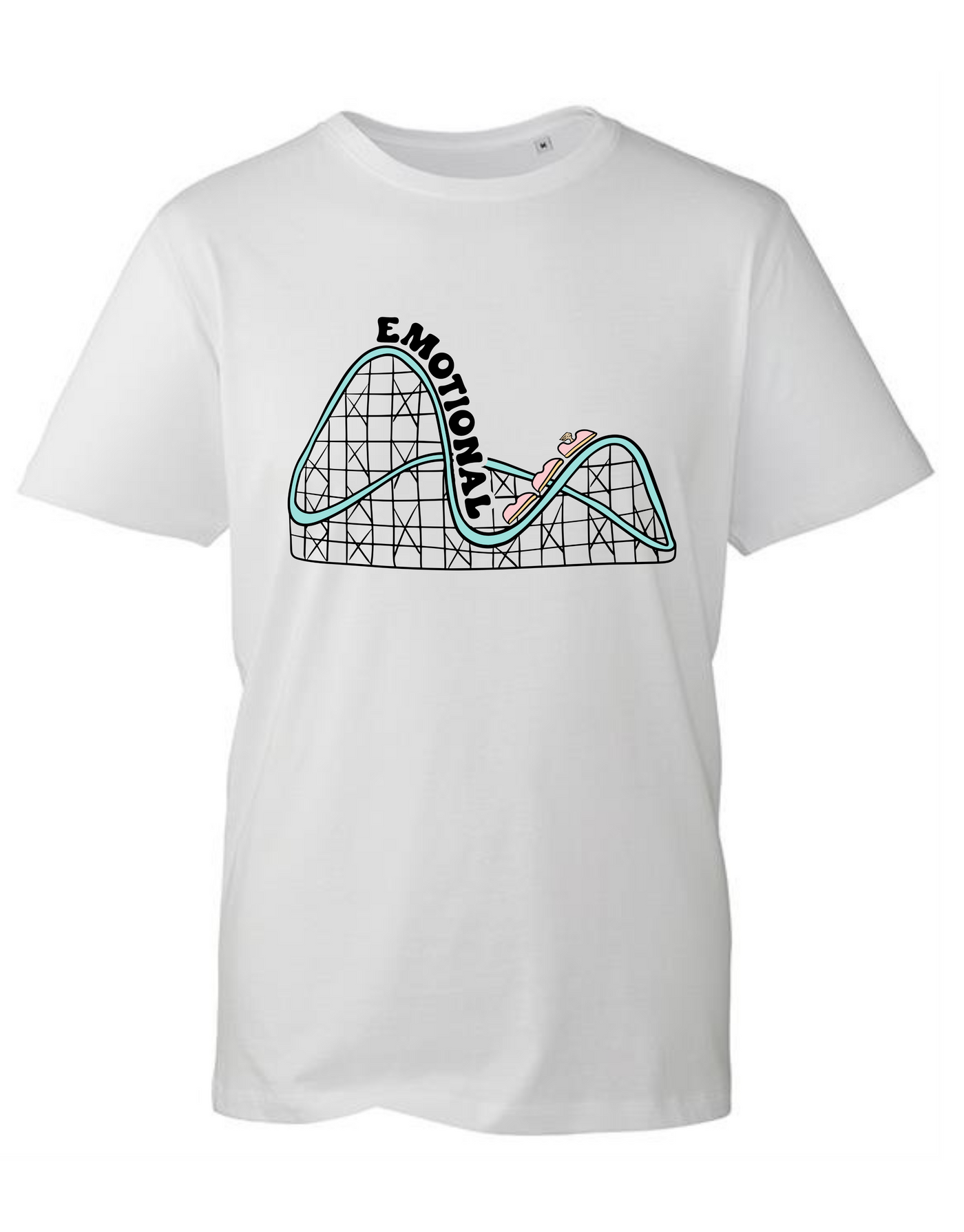 “Emotional" Rollercoaster Unisex Organic T-Shirt