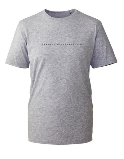 Light Grey "You're Too Close" Front & Back Print Unisex Organic T-Shirt