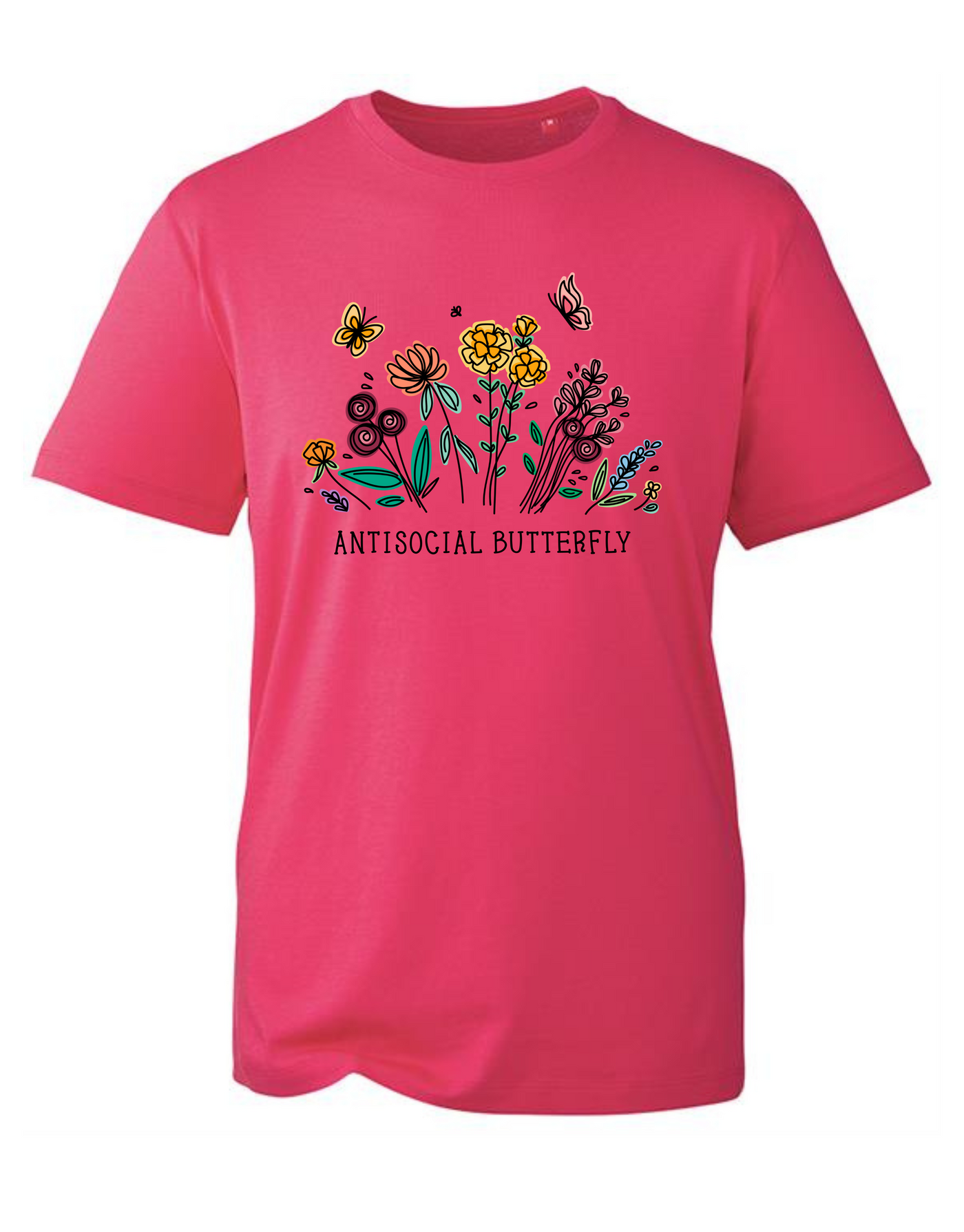 "Antisocial Butterfly" Unisex Organic T-Shirt