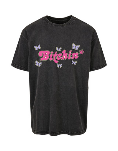 "Bitchin'" Unisex Acid Wash T-Shirt