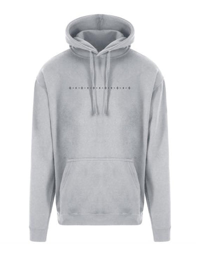 Light Grey Front & Back "You're Too Close" Longline Unisex Hoodie