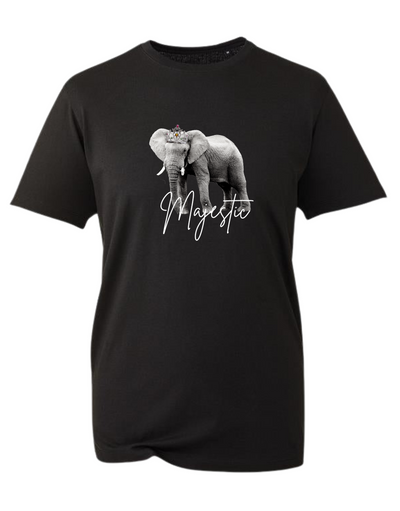 Black "Majestic" Unisex Organic T-Shirt