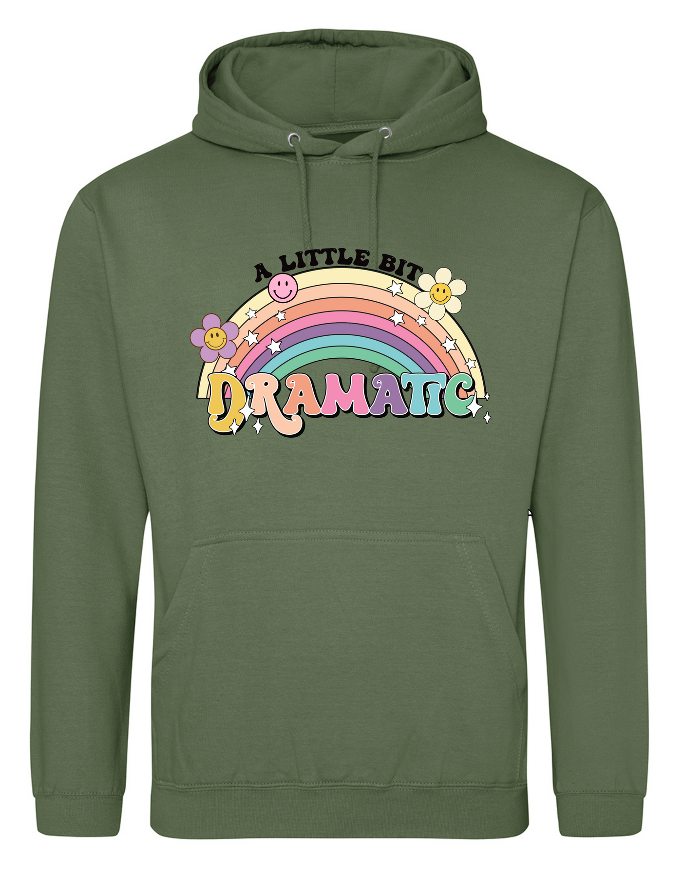 Khaki "A Little Dramatic" Standard Unisex Hoodie