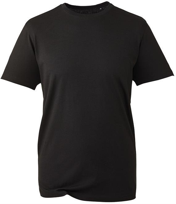 Black Plain Organic Unisex T-Shirt