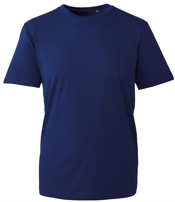 Navy Plain Organic Unisex T-Shirt
