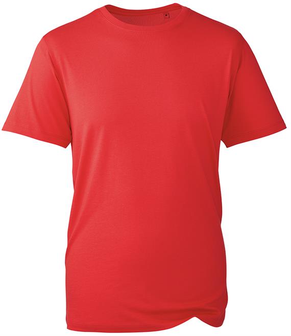 Red Plain Organic Unisex T-Shirt