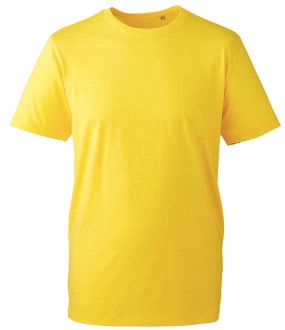 Yellow Plain Organic Unisex T-Shirt