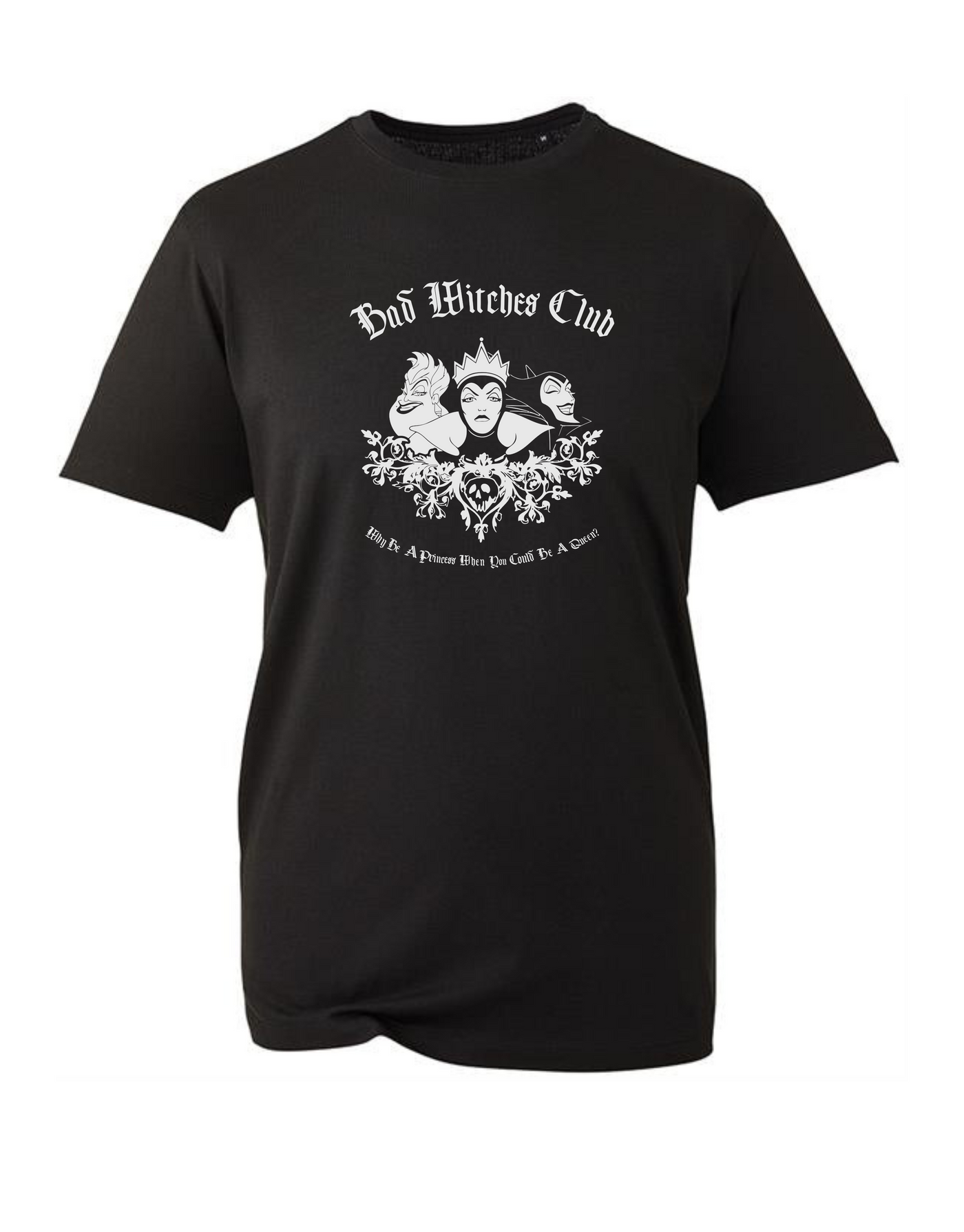 Black "Bad Witches Club" Unisex Organic T-Shirt