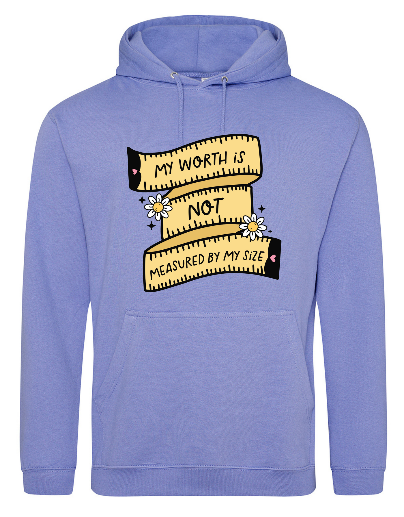 Lilac "My Worth" Standard Unisex Hoodie