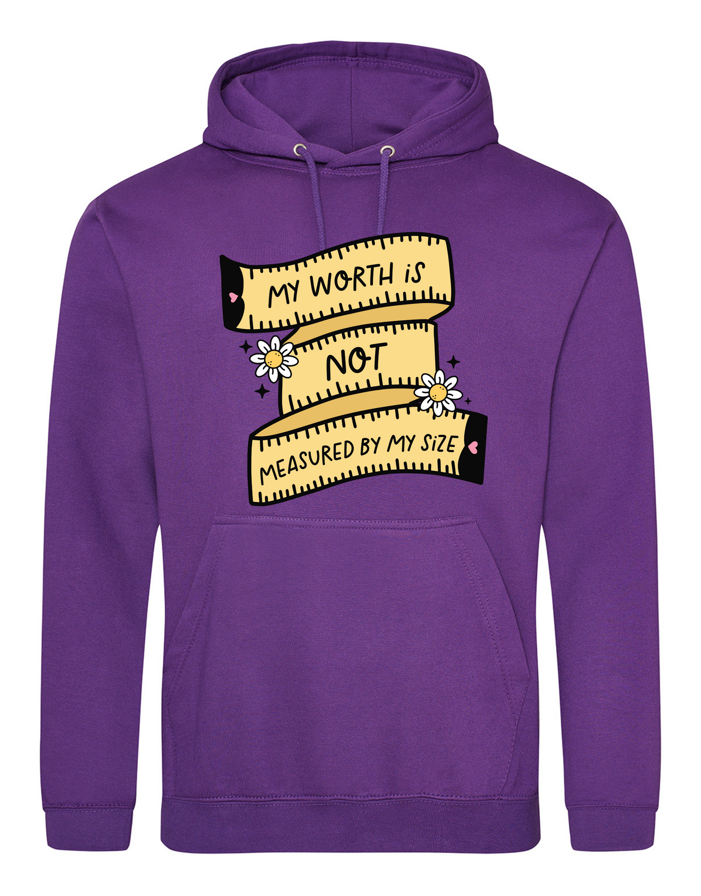 Purple "My Worth" Standard Hoodie