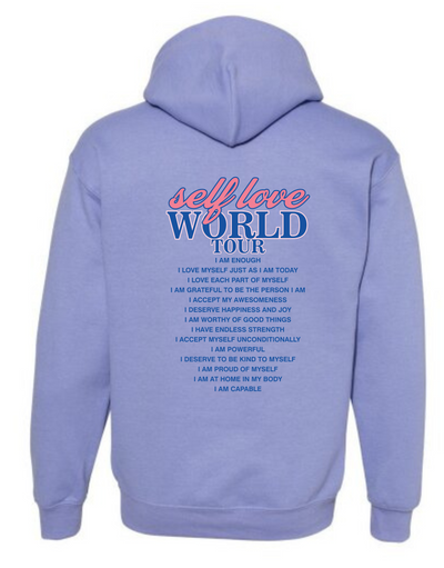 Lilac "Self Love Tour" Front & Back Printed Standard Hoodie