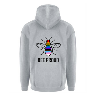 Light Grey "Bee Proud" Unisex Hoodie