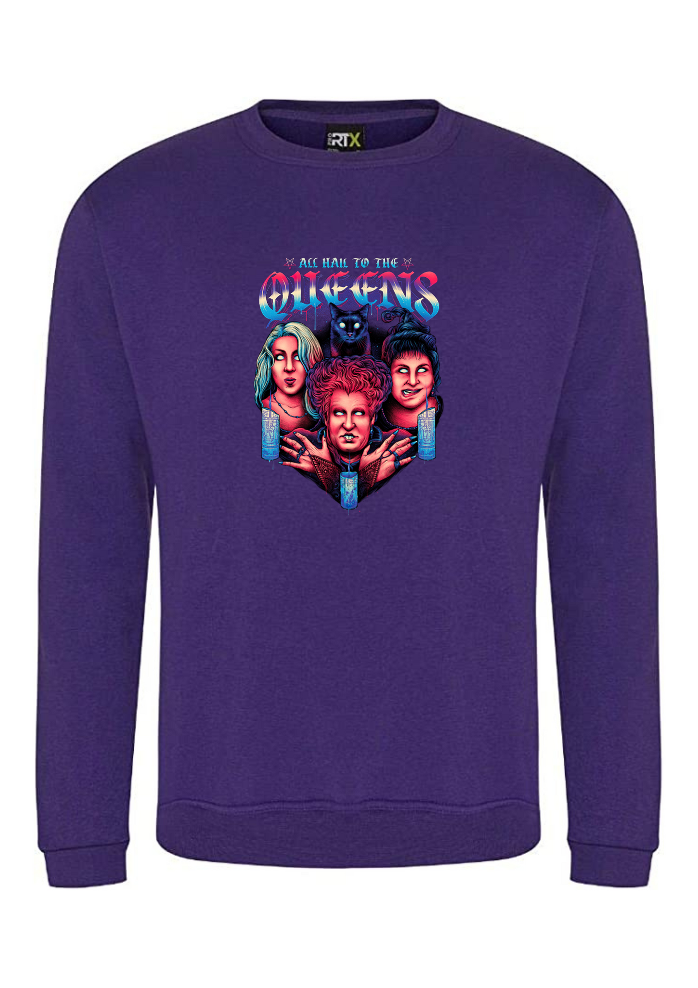 Purple "All Hail The Queens" Unisex Sweatshirt