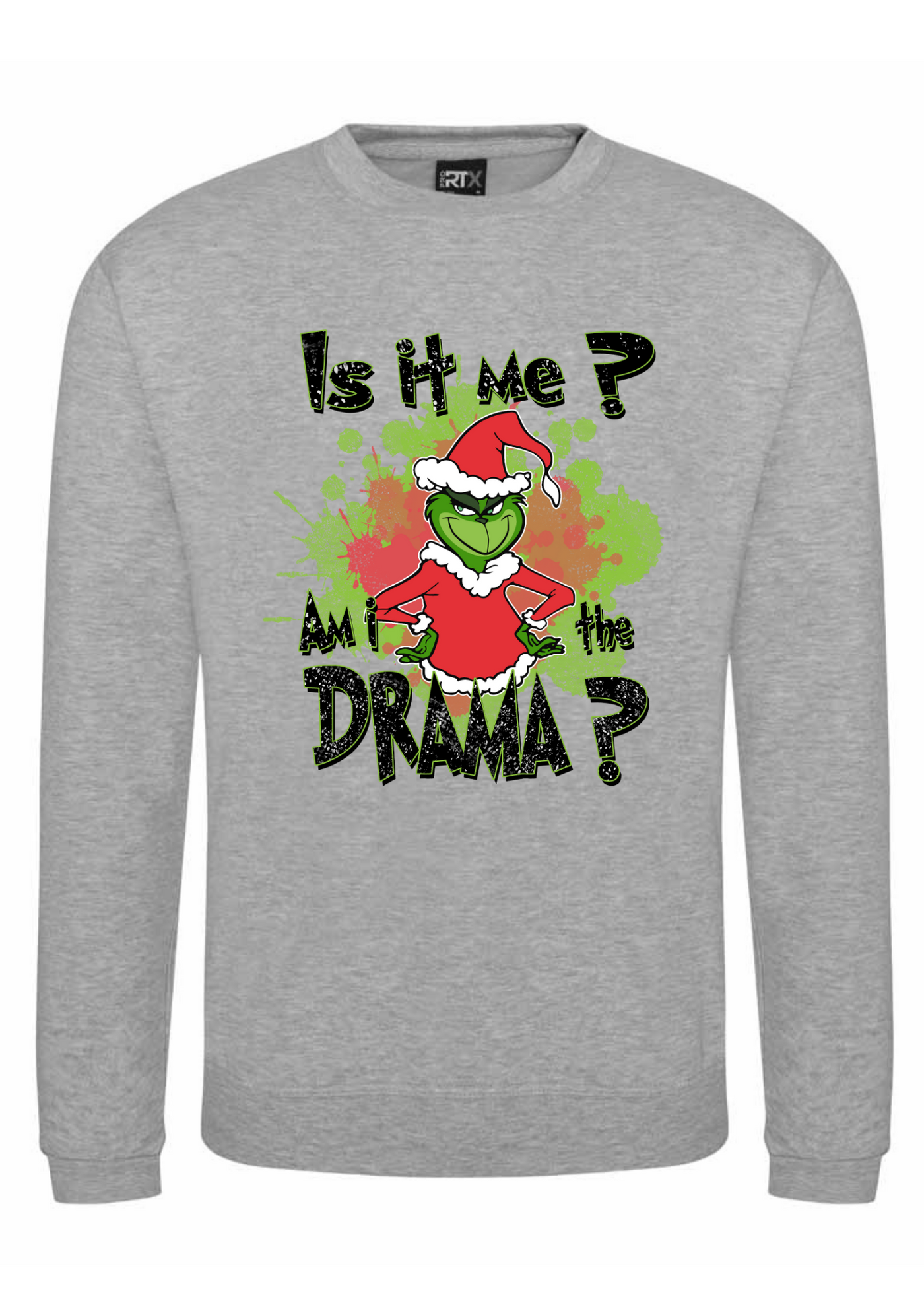 Light Grey "Am I The Drama?" Unisex Sweatshirt