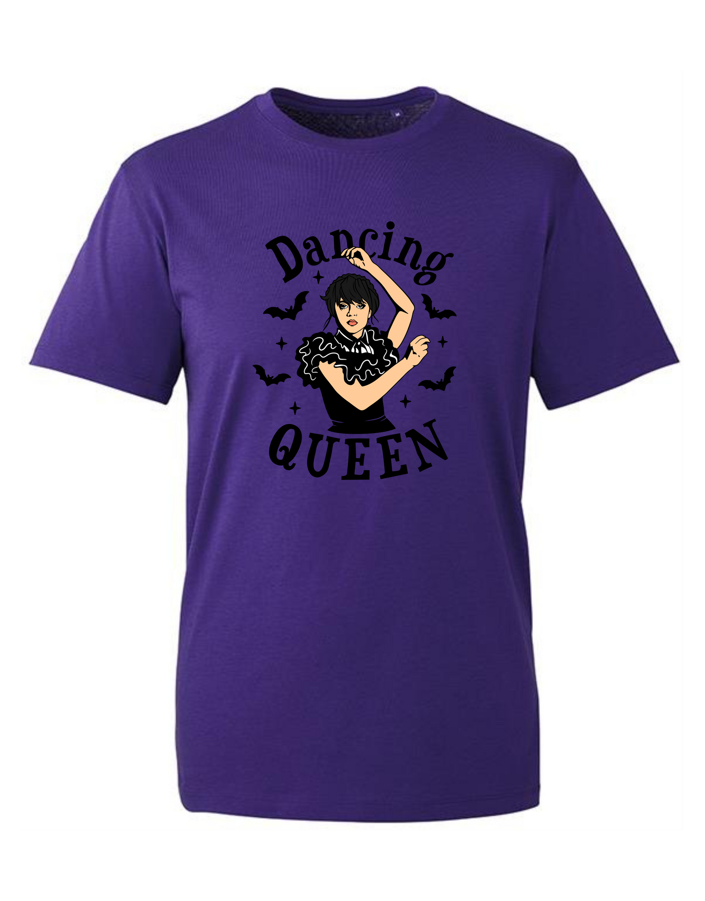 Purple "Dancing Queen" Unisex Organic T-Shirt