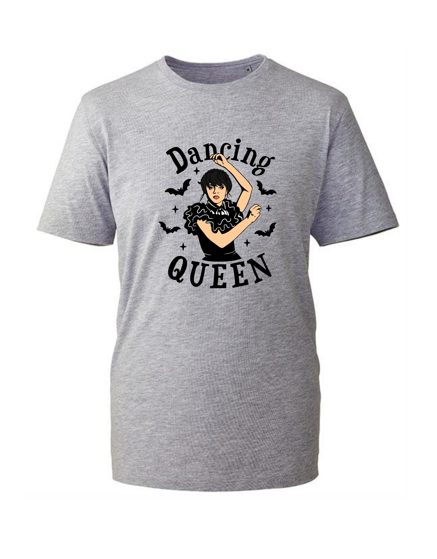 Light Grey "Dancing Queen" Unisex Organic T-Shirt