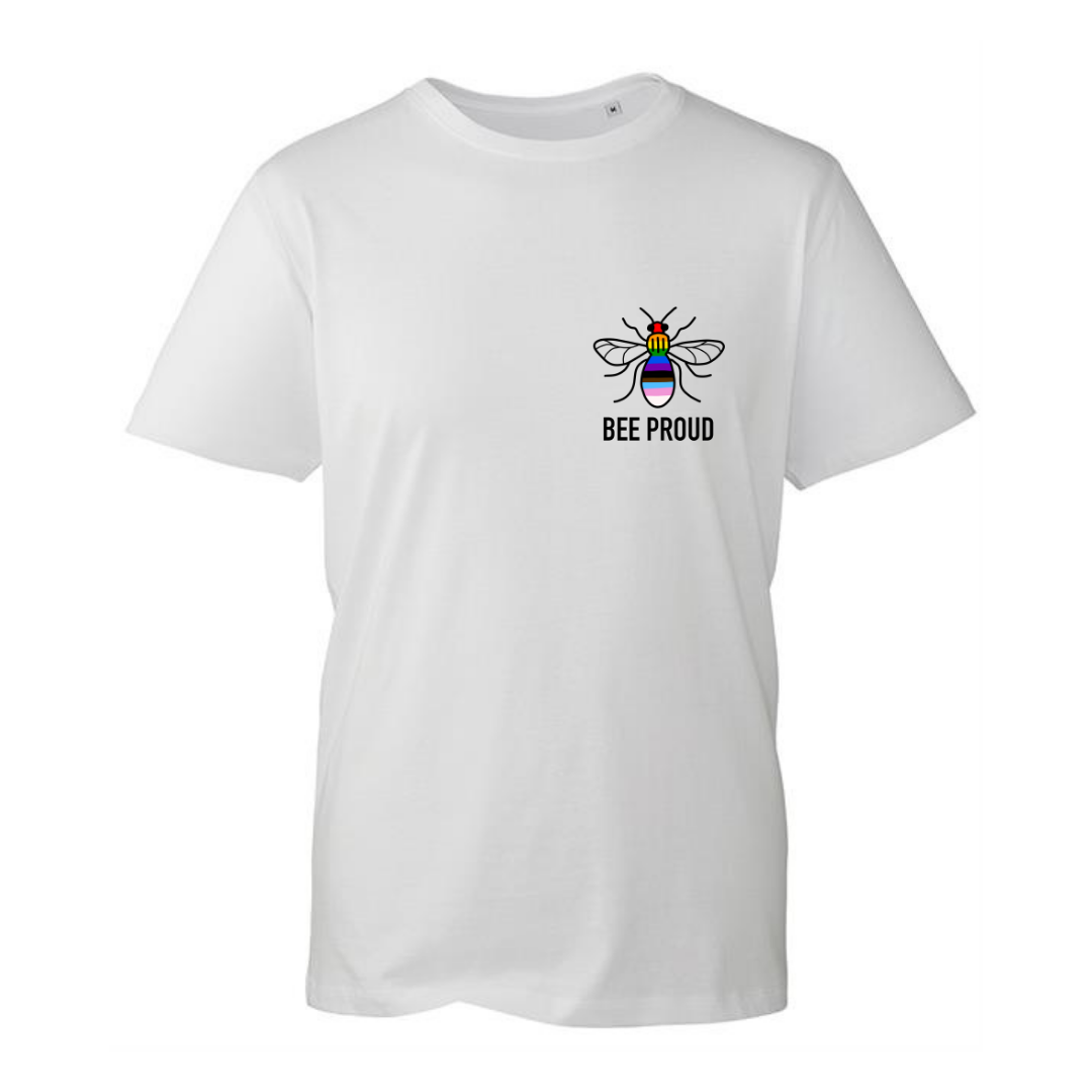 "Bee Proud" Pocket Unisex Organic T-Shirt