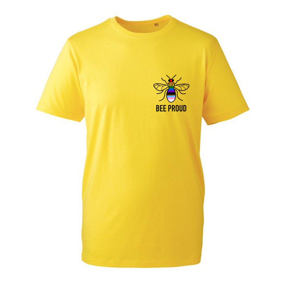 "Bee Proud" Pocket Unisex Organic T-Shirt