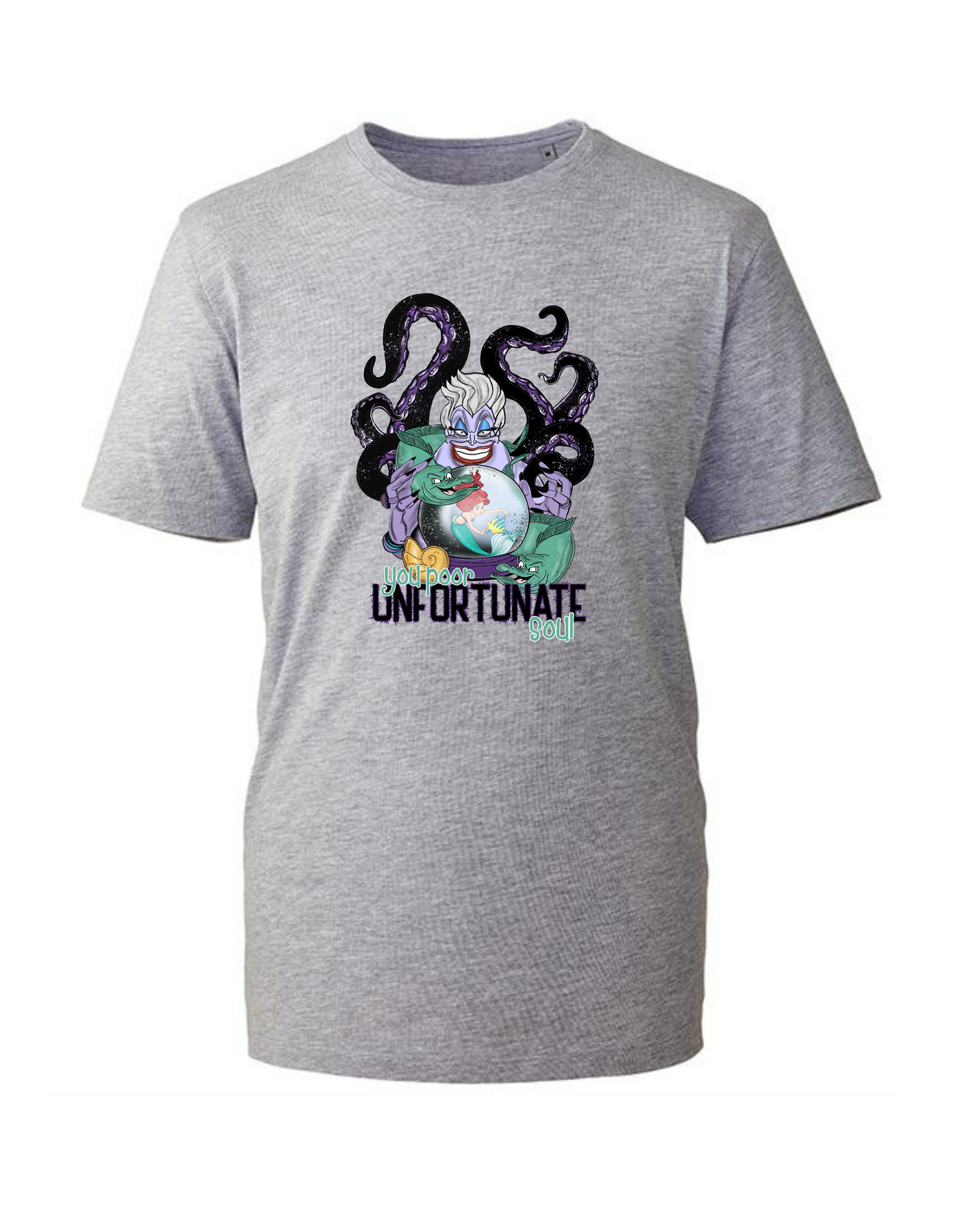Light Grey "Unfortunate Soul" Unisex Organic T-Shirt