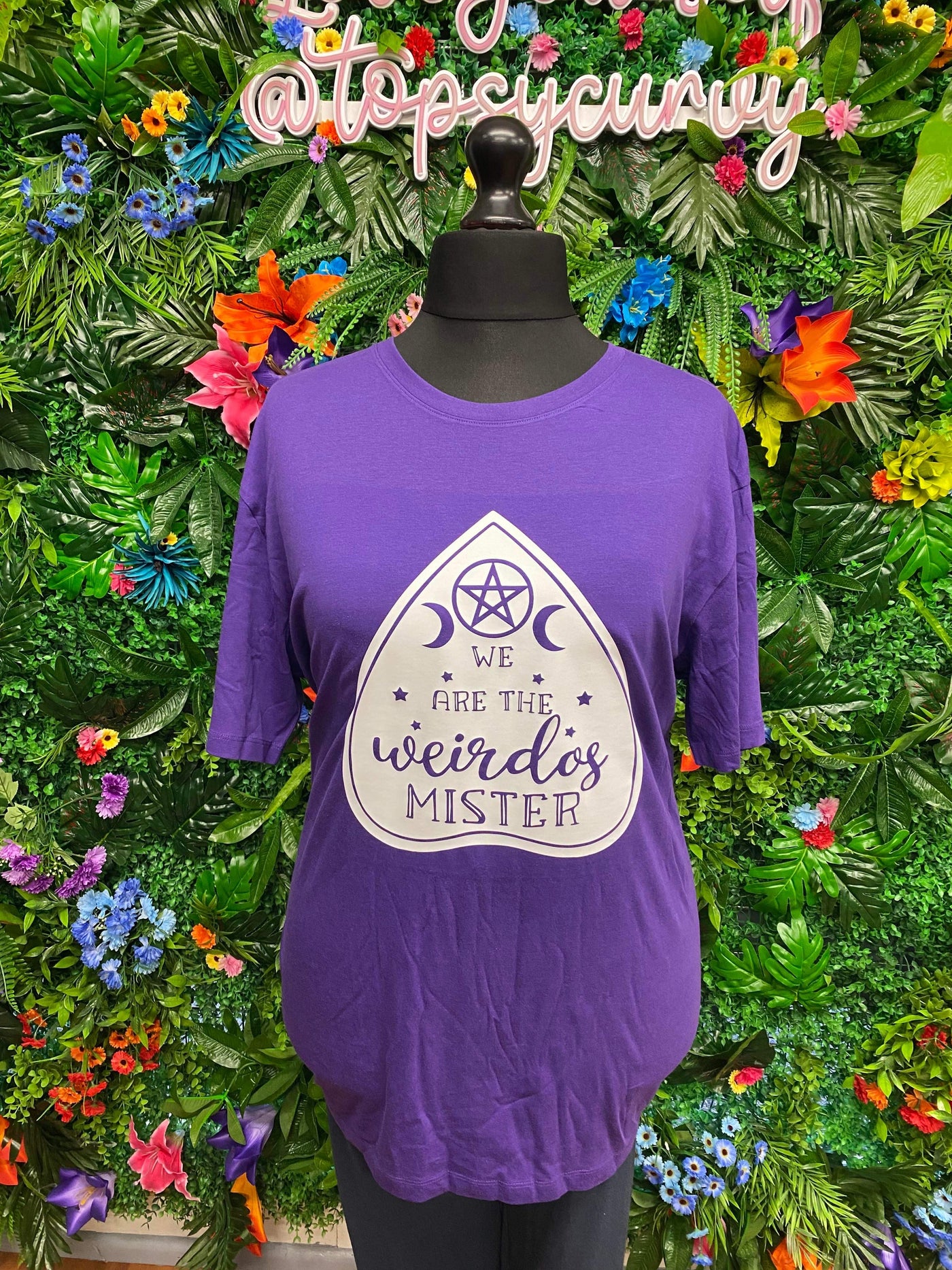 Purple "We Are The Weirdos" Unisex Slogan T-Shirt