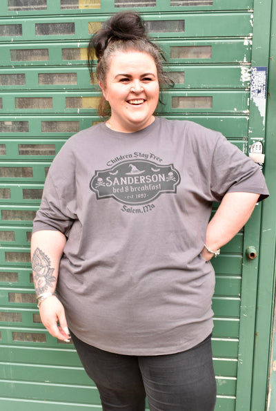 Slate "Sanderson Bed & Breakfast” Unisex Slogan T-Shirt
